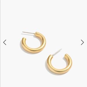 Madewell Chunky Gold Hoops